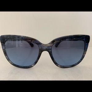 Chanel Blue/Gray Tortoise Sunglasses